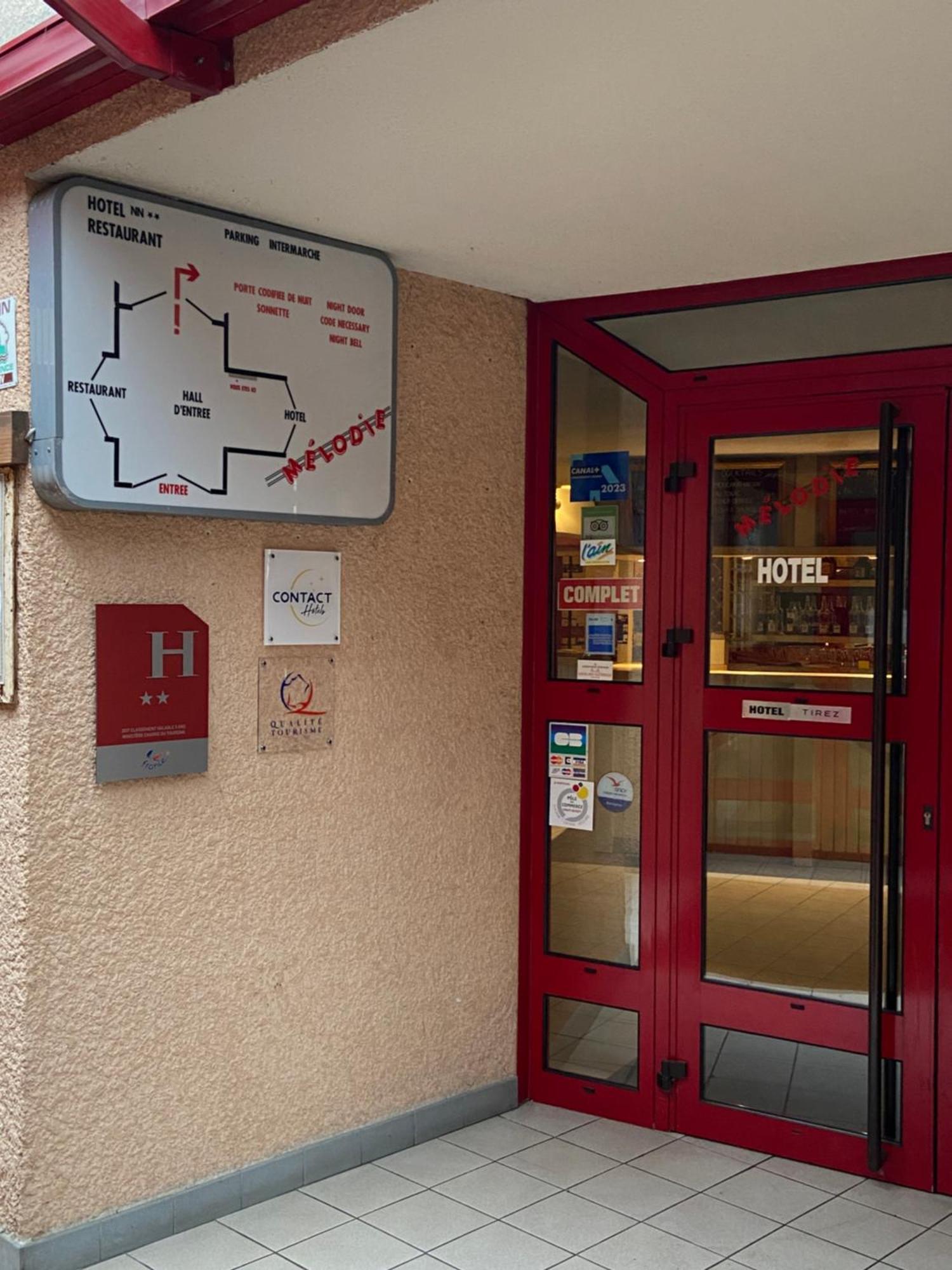 Hotel Melodie Bellignat Kültér fotó
